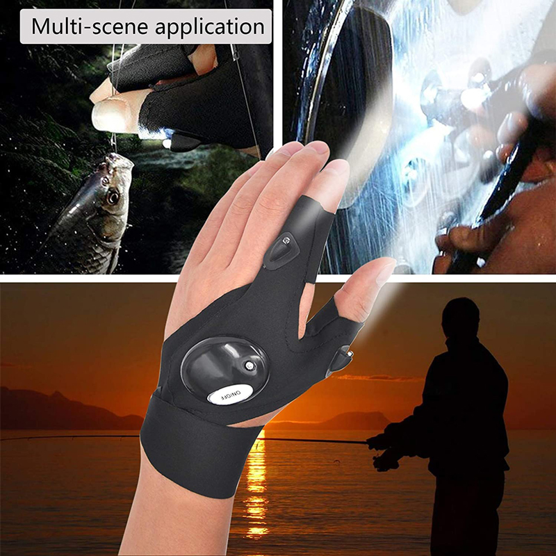 Guanto senza dita Torcia a LED - Spearfishing Glove recensione e prezzo